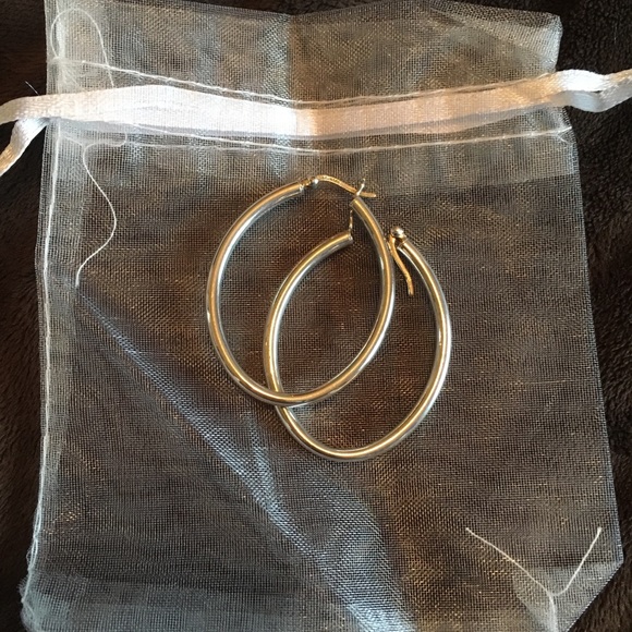 Authentic Italian 935 Sterling Silver earrings - Picture 3 of 3